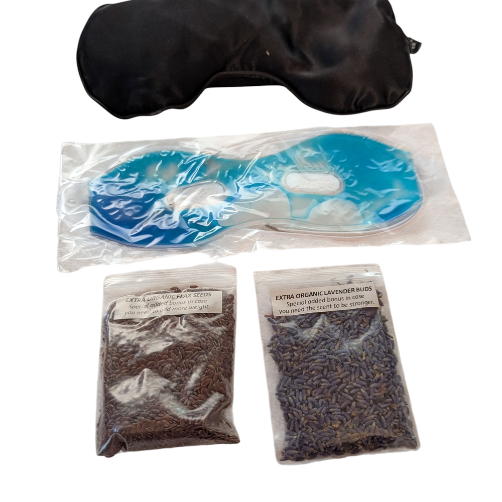 Asutra Sleep Mask Set With weighted silk Eye Pillow